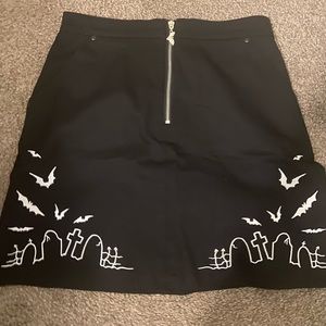 Hell Bunny “Cullen Graveyard” Mini skirt